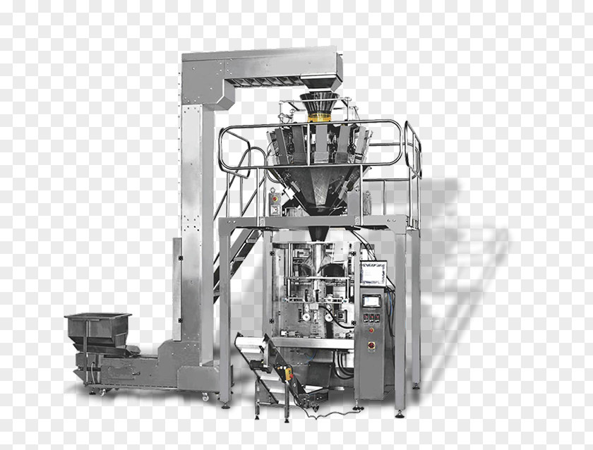 Weighing-machine Food Packaging Filler Machine And Labeling PNG