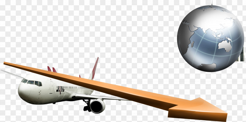 Arrow And Aircraft Airplane PNG