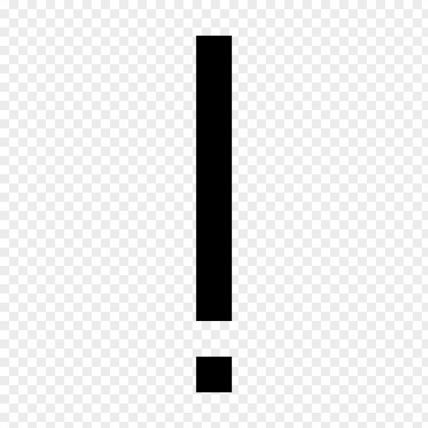 Exclamation Mark Interjection PNG