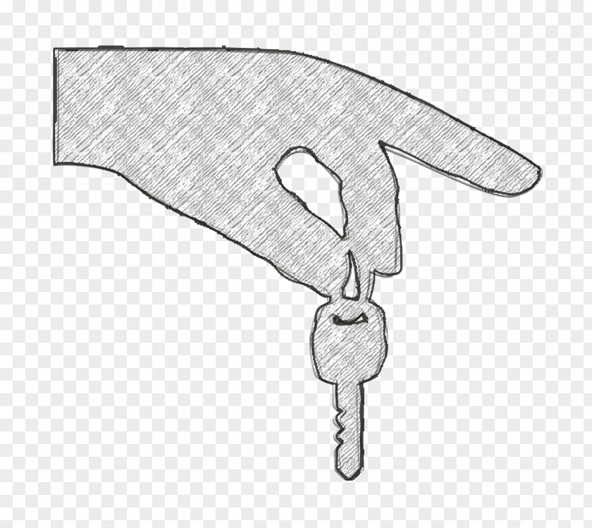 Hand Holding Up A Key Icon Gestures PNG