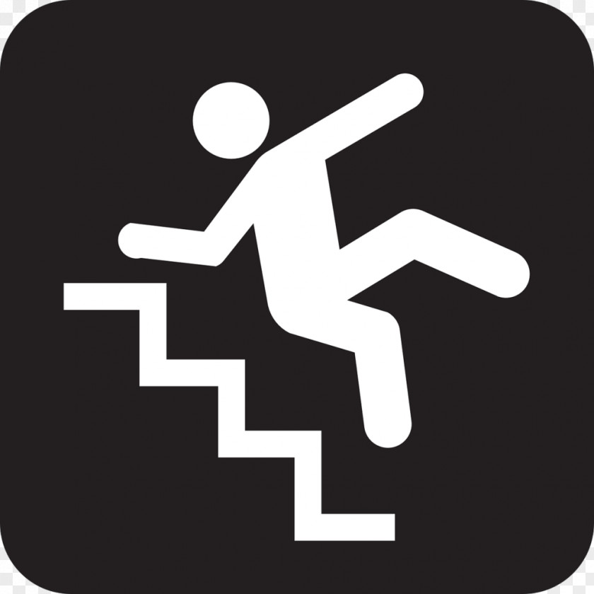 High Voltage Stairs Falling Clip Art PNG