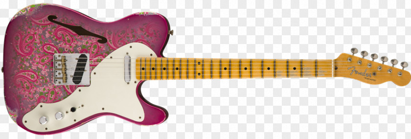 Pink Electric Guitar Fender Musical Instruments Corporation Telecaster Thinline Jazz Bass PNG