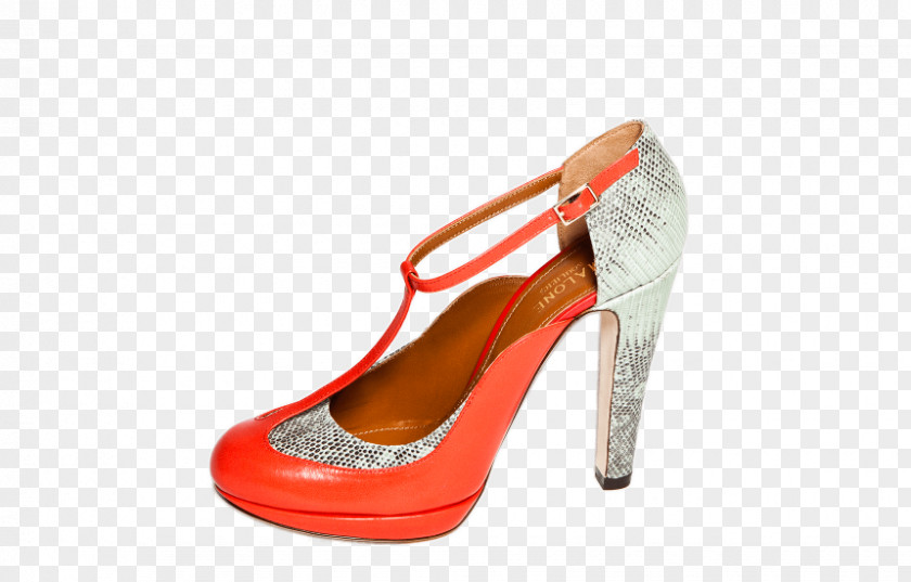 Red Snake Footwear High-heeled Shoe Sandal PNG