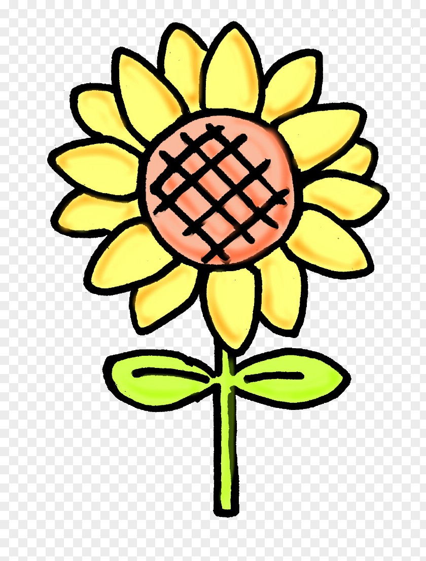 Track & Field Clip Art Sunflower M Cut Flowers Plant Stem Line PNG