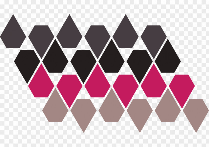 Triangle Pink M Pattern PNG
