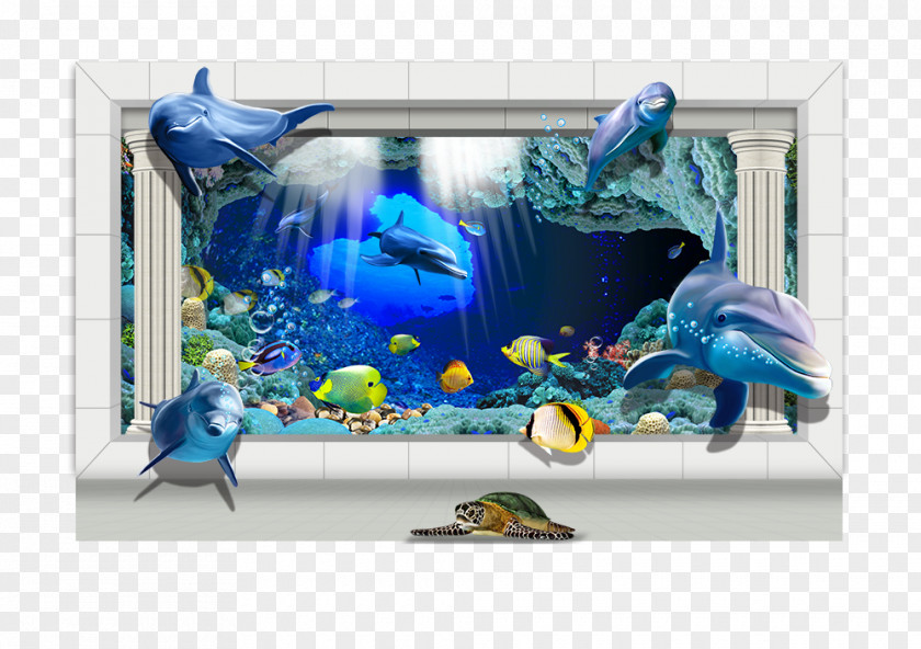 3D Videos Painting Mural Wall Decal Wallpaper PNG