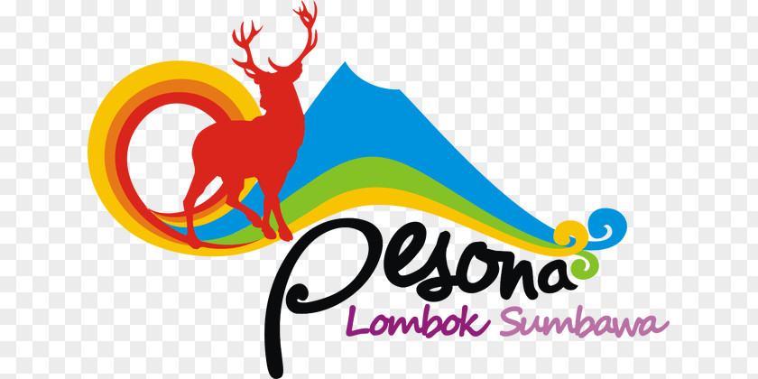Damai Dan Tenang Logo Mount Tambora Dompu Regency Bima Tourism PNG