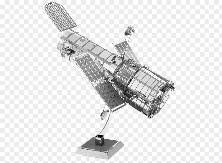Earth Hubble Space Telescope Low Orbit Metal NASA PNG