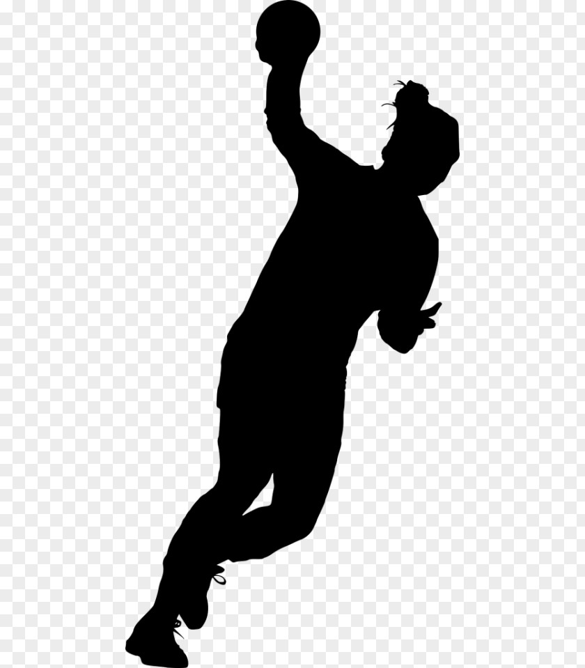 Silhouette Handball Sport Clip Art PNG