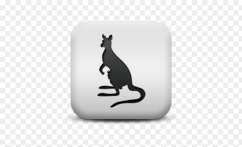 Silhouette Kangaroo Clip Art PNG