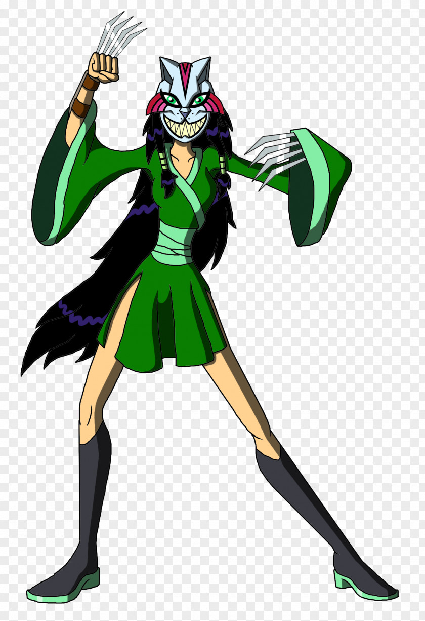 Chejire Kazakh Cheshire Blackfire Supervillain Flight Costume PNG