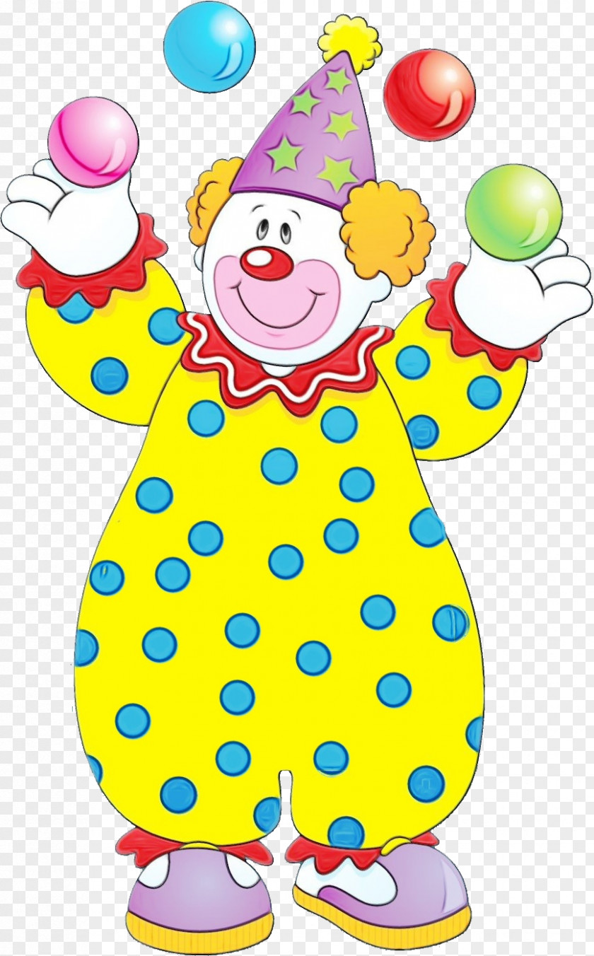 Clown Wet Ink PNG