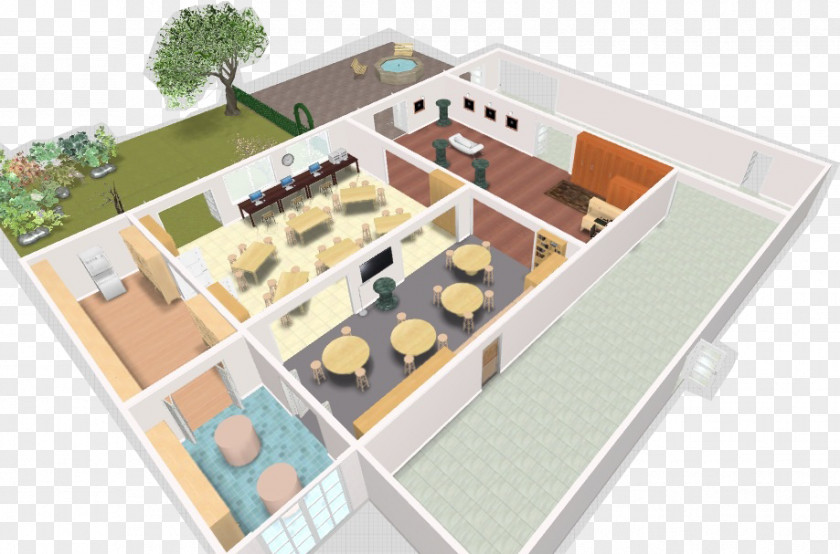 Dream Classroom Business Floor Plan PNG