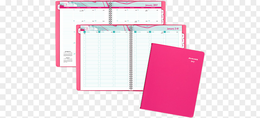 Hourly Schedule Appointment Book Paper Marbling Product July Pink M PNG