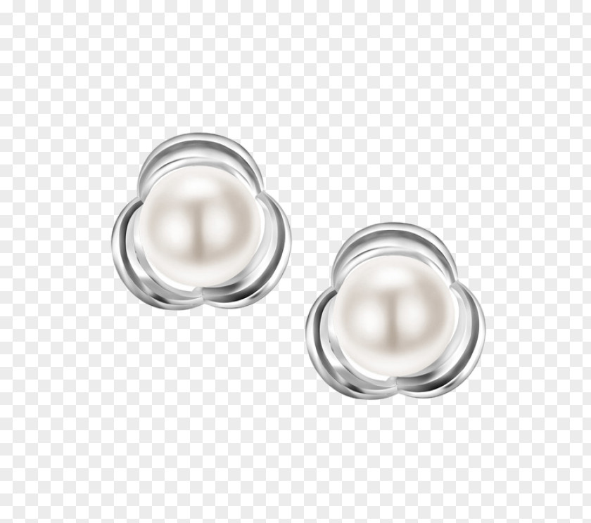 Ps Floral Material Earring Jewellery Cufflink Clothing Accessories Silver PNG