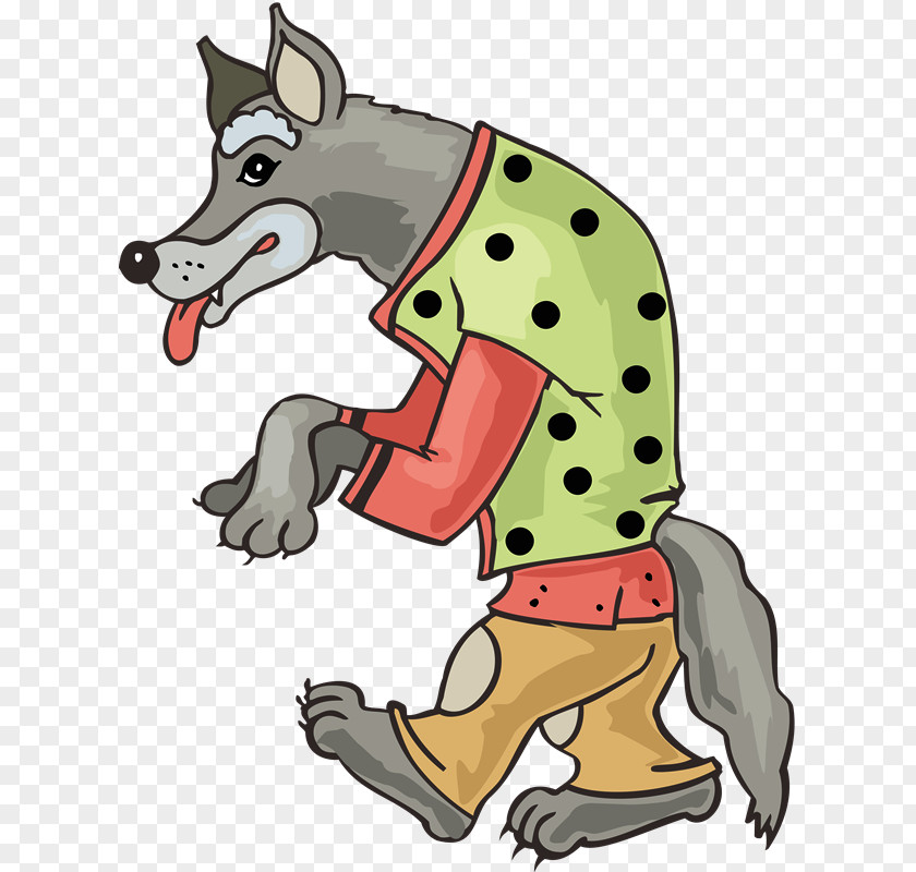 Vitae Gray Wolf Big Bad The And Seven Young Goats Clip Art PNG