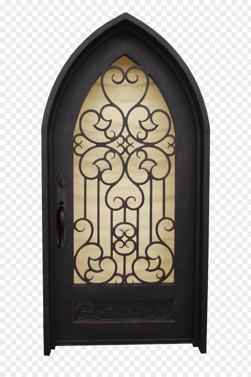 Arched Door Bed Frame Window Iron House PNG