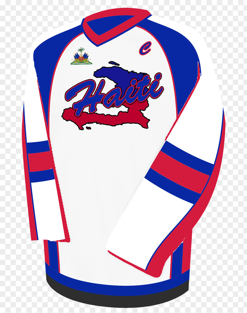 Haitian Flag Sports Fan Jersey Sleeve Bluza Personal Protective Equipment PNG