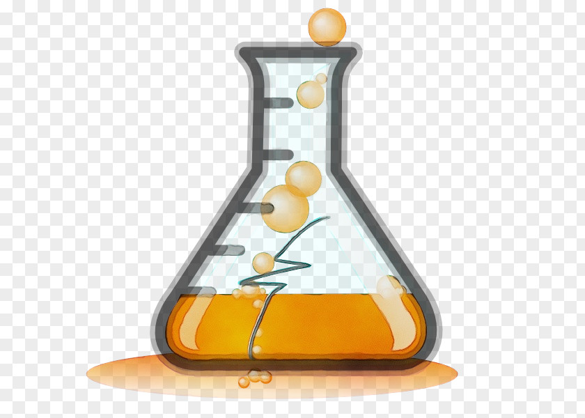 Laboratory Equipment Beaker Watercolor Liquid PNG