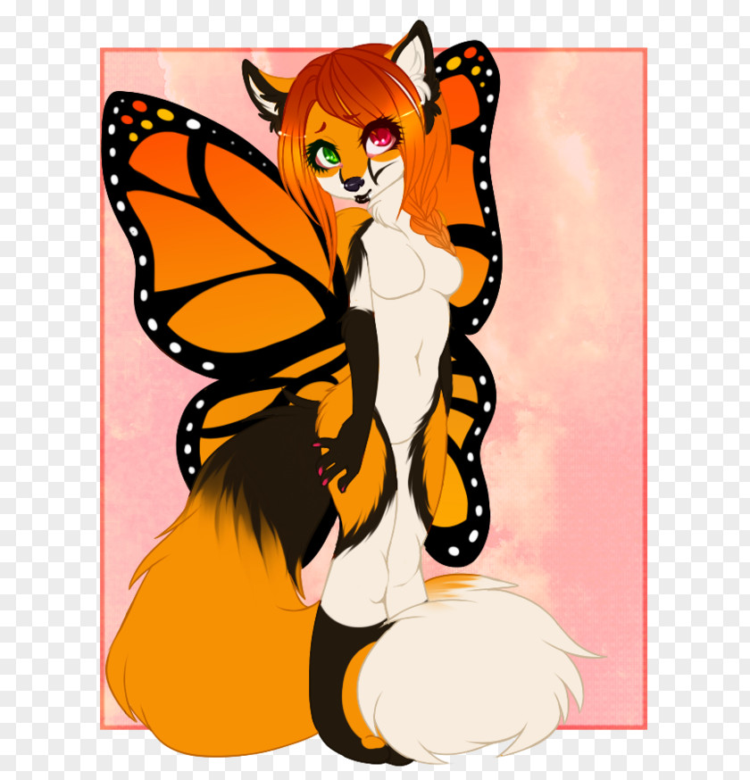 Cat Art Butterfly Illustration Furry Fandom PNG