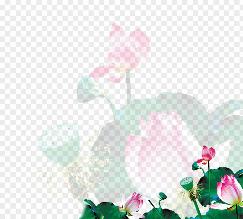 China Creative Wind Download Floral Design Wallpaper PNG