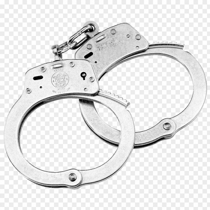 Handcuffs Miranda V. Arizona Police Officer Warning Smith & Wesson PNG