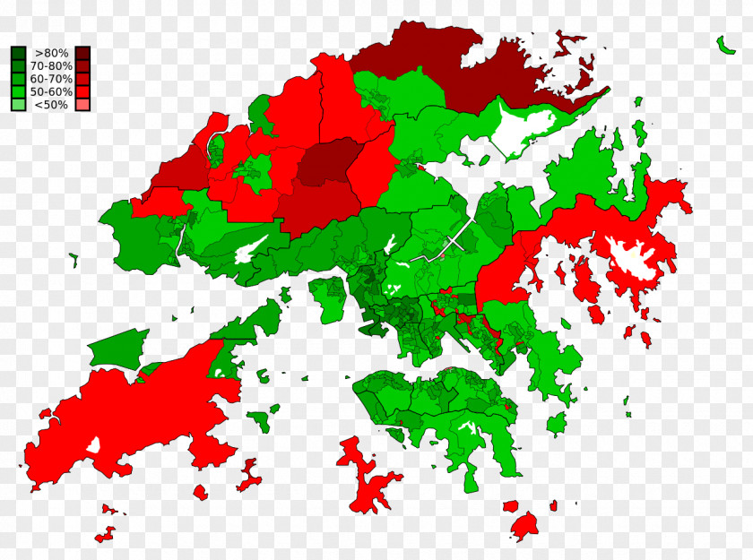 Margin Hong Kong Blank Map PNG