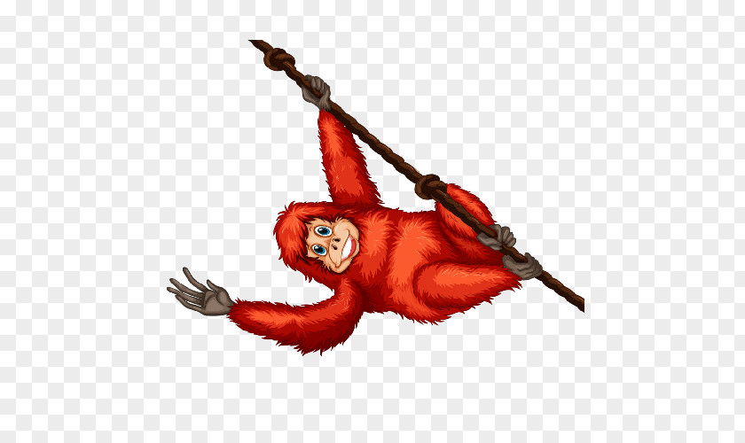 Orangutan Cartoon Monkey PNG