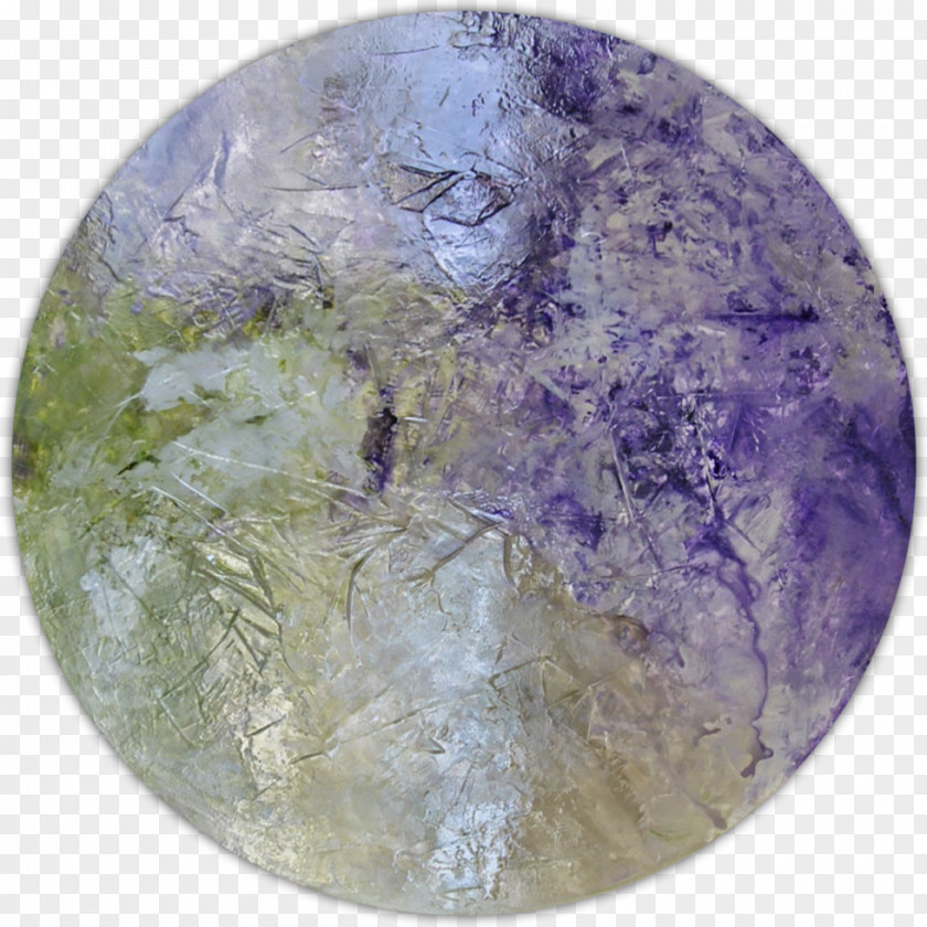 Abstract Mineral Sphere PNG