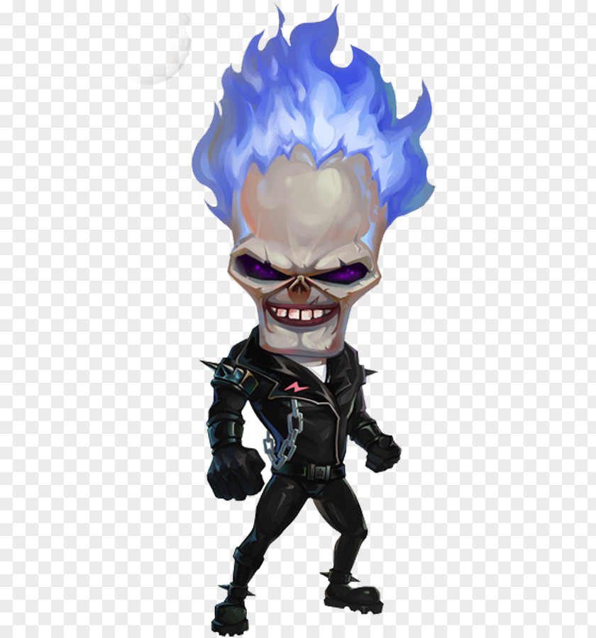 Ghost Skeleton Rider Character Cartoon PNG