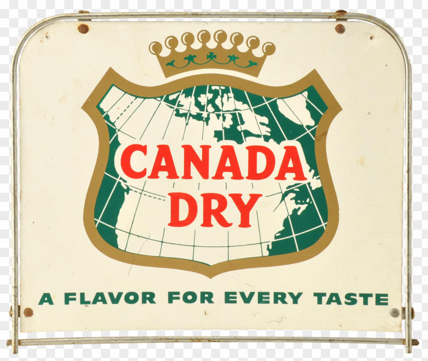 Ginger Brand Canada Dry Fizzy Drinks Label Tin Can PNG