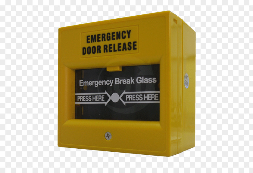 Glass Fire Alarm System Manual Activation Emergency Device PNG