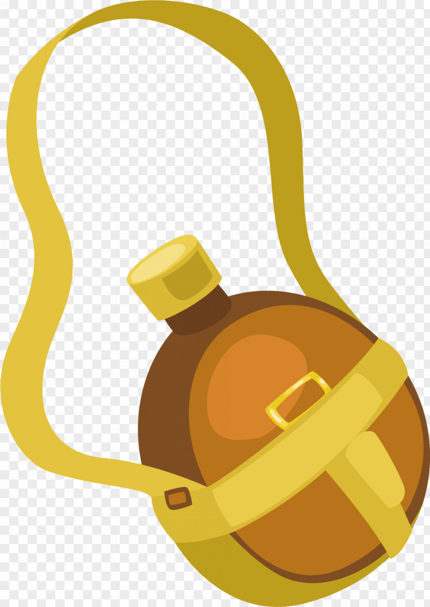 Kettle Vector Material Long March Camping Water Bottle PNG