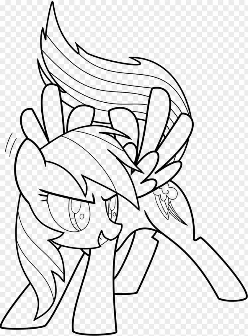 My Little Pony Rainbow Dash Pinkie Pie Rarity Coloring Book PNG