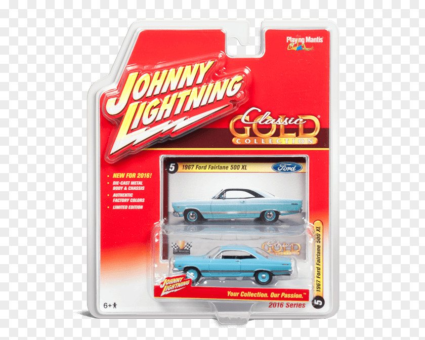 Car Model Johnny Lightning Ford Die-cast Toy PNG