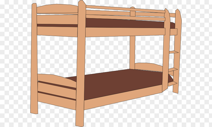 Cartoon Bed Cliparts Bunk Bed-making Clip Art PNG