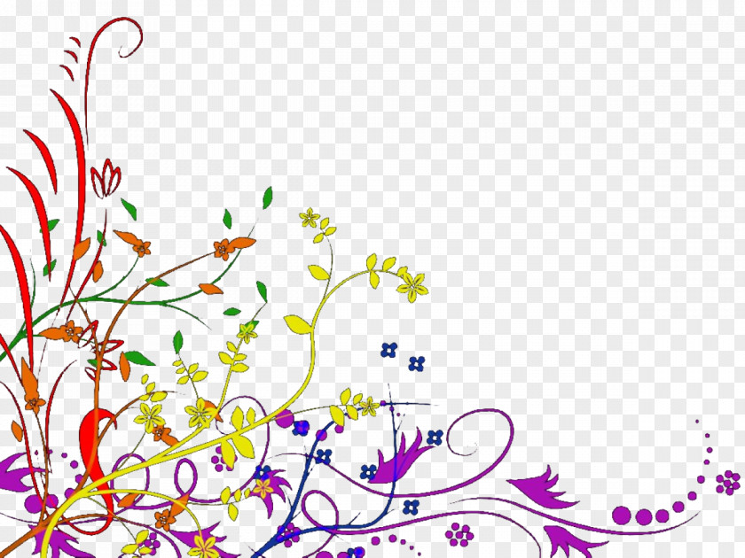 Flower Border Clip Art PNG