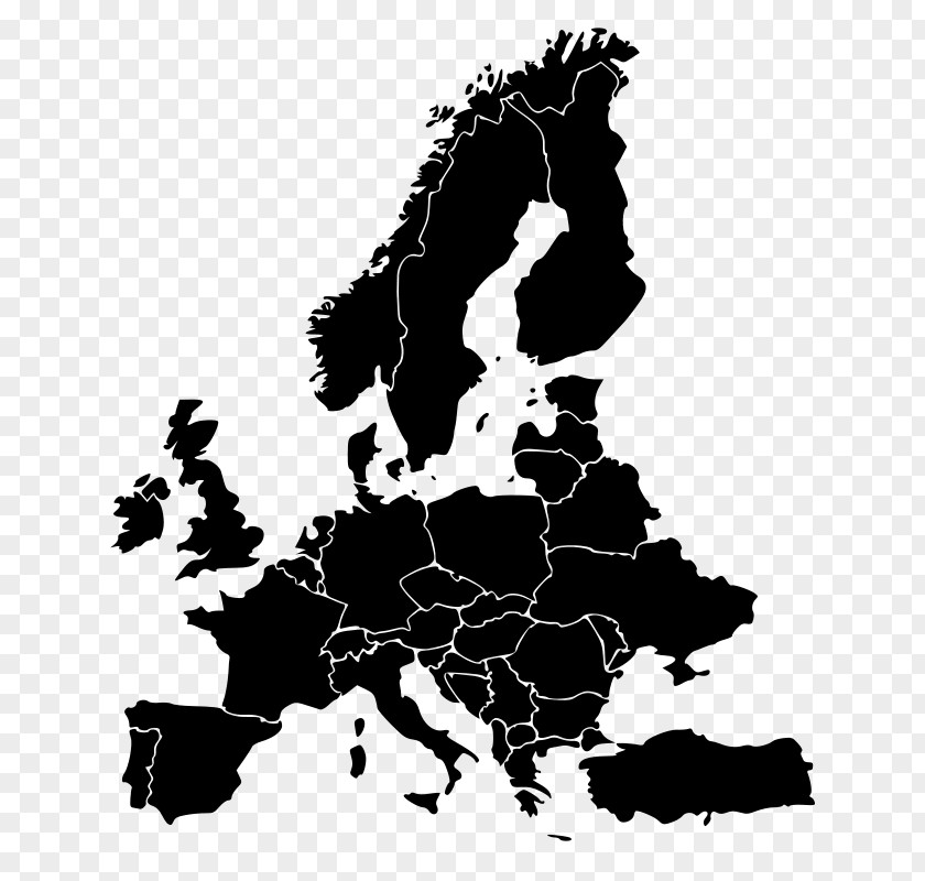 Map Europe Clip Art PNG