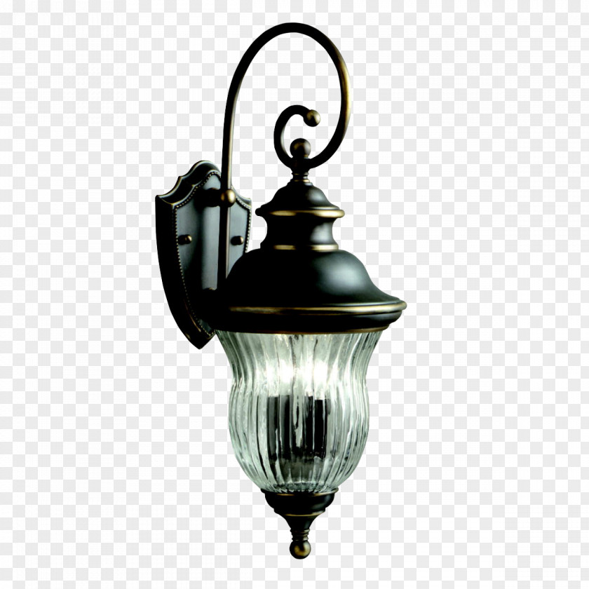 Outdoor Lighting Bronze Sconce Lantern PNG