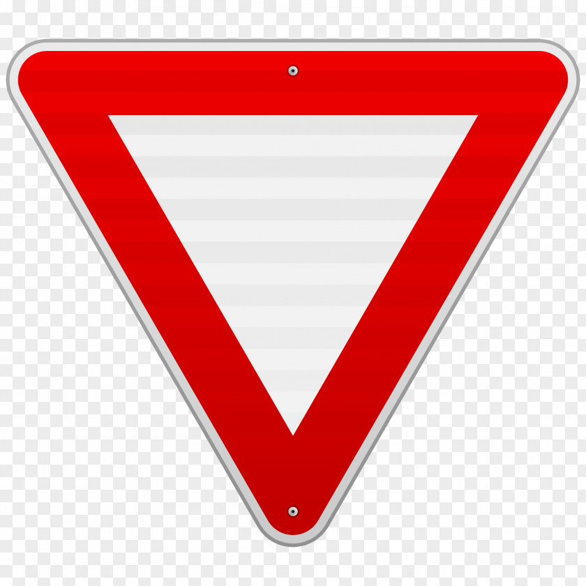 Road Yield Sign PNG