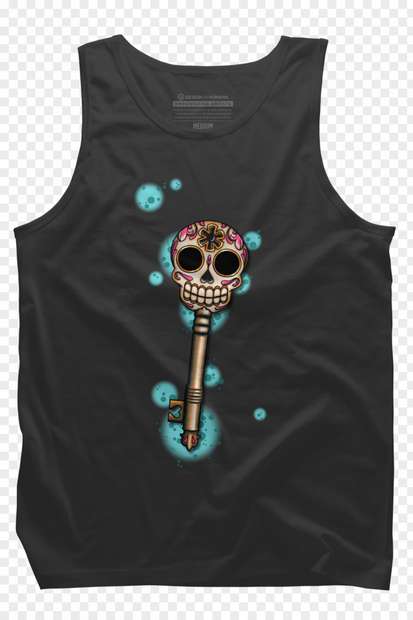 T-shirt Calavera Skull Day Of The Dead Sleeve PNG