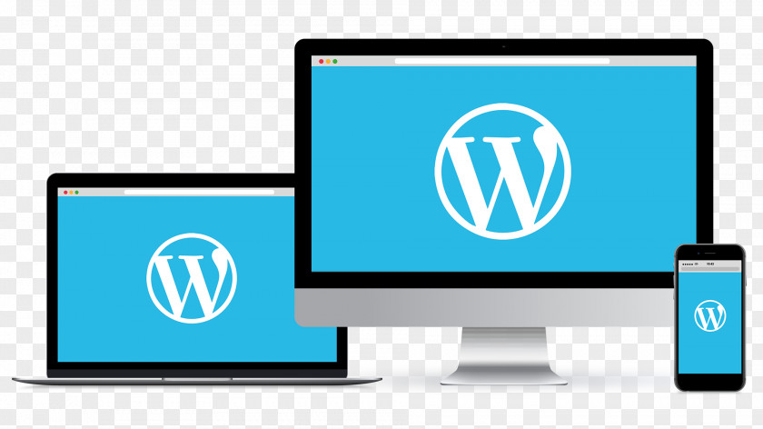 Web Content Computer Monitors WordPress Blog Theme Responsive Design PNG