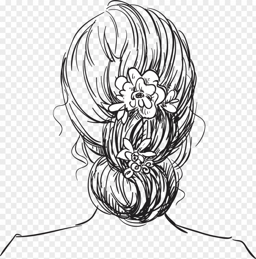 Bride Plate Hair Iron Drawing PNG