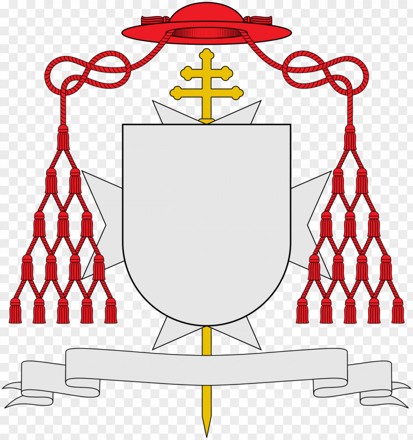 Cardinal Coat Of Arms Ecclesiastical Heraldry Catholicism Archbishop PNG