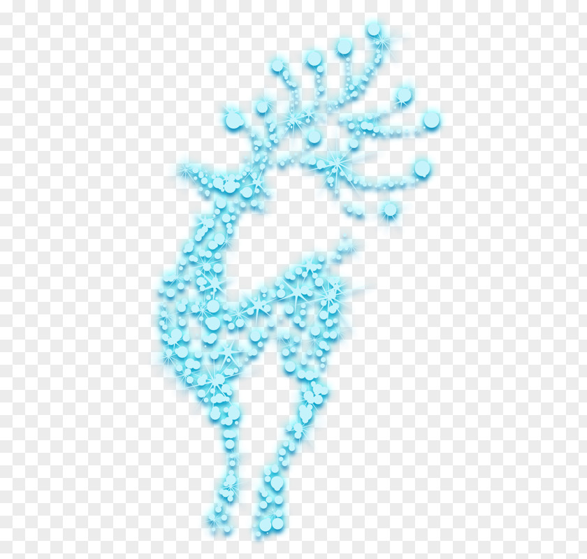 Cartoon Reindeer Christmas Blog Illustration PNG