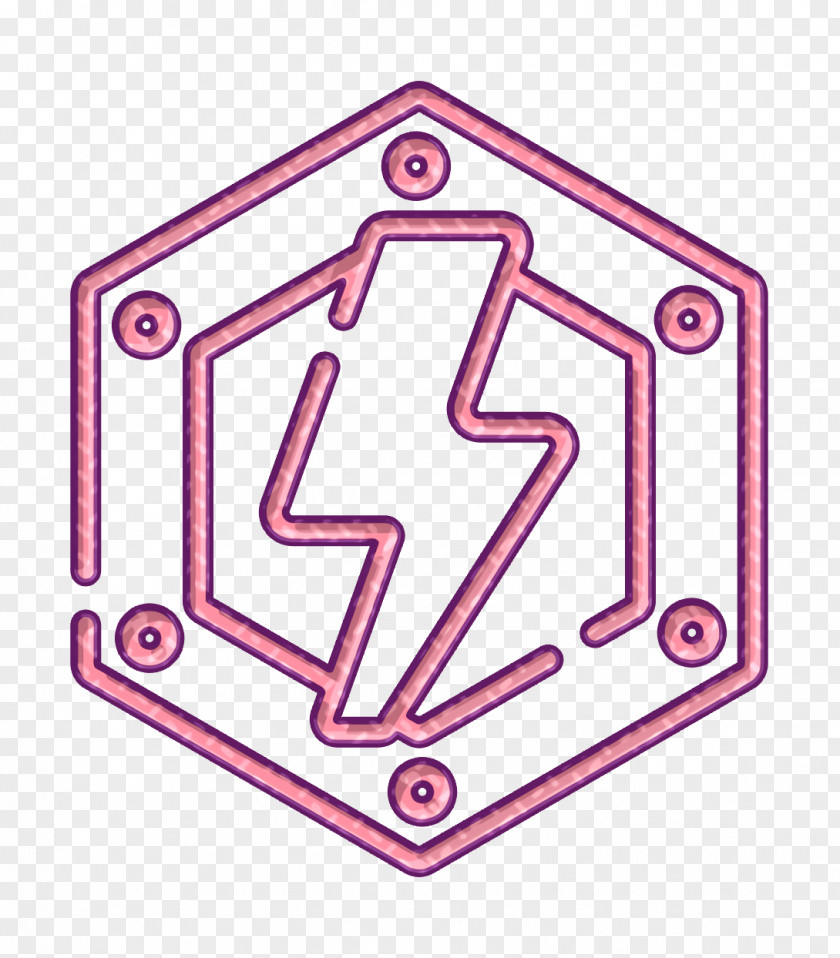 Electricity Icon Thunder Industrial Process PNG