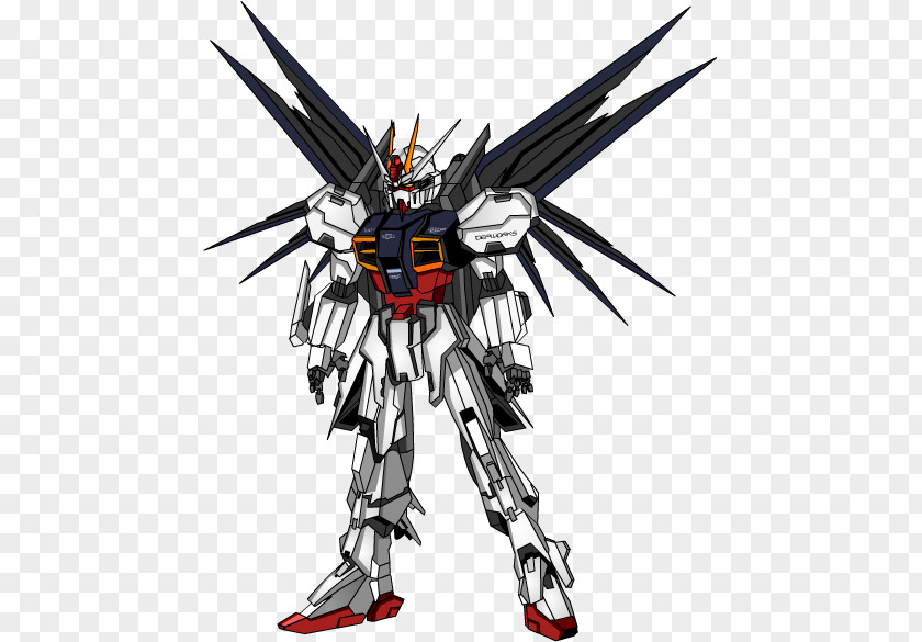 Gundam Mecha Anime PNG , dark wings clipart PNG