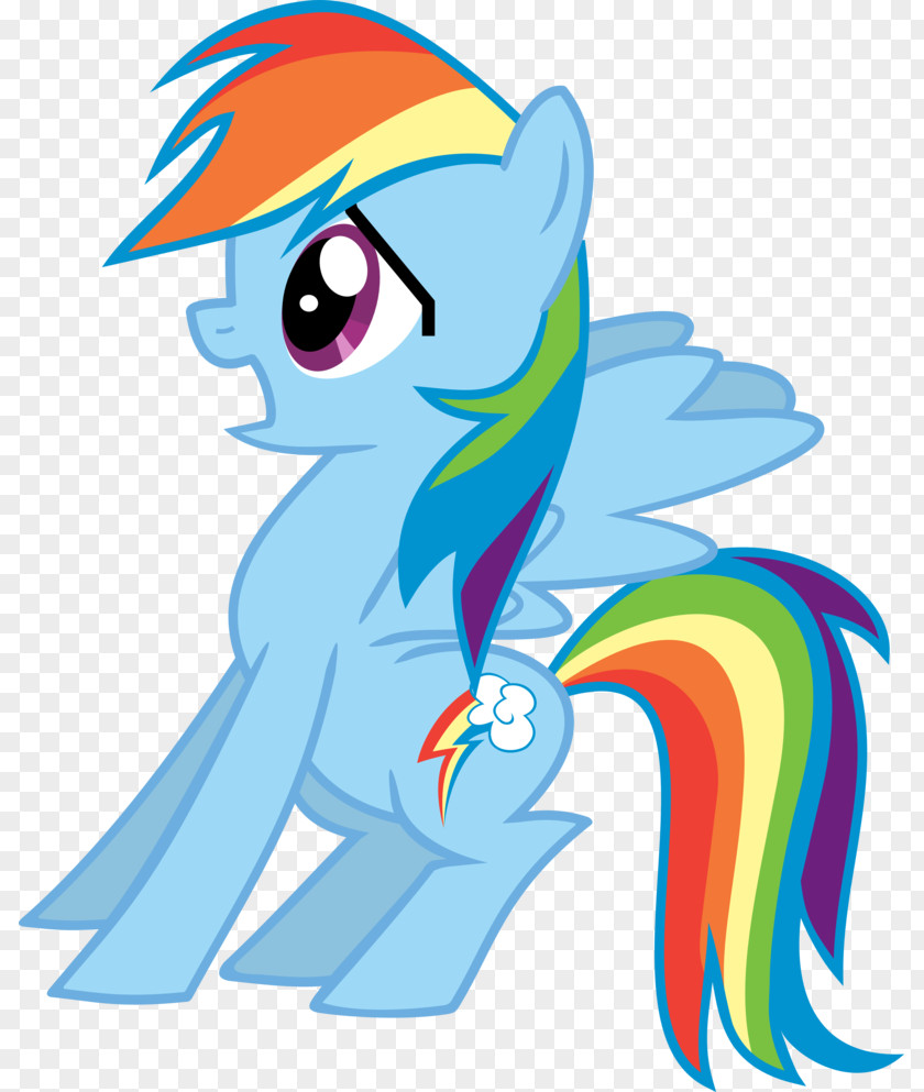 Little Pony Rainbow Dash Horse Line Art Clip PNG