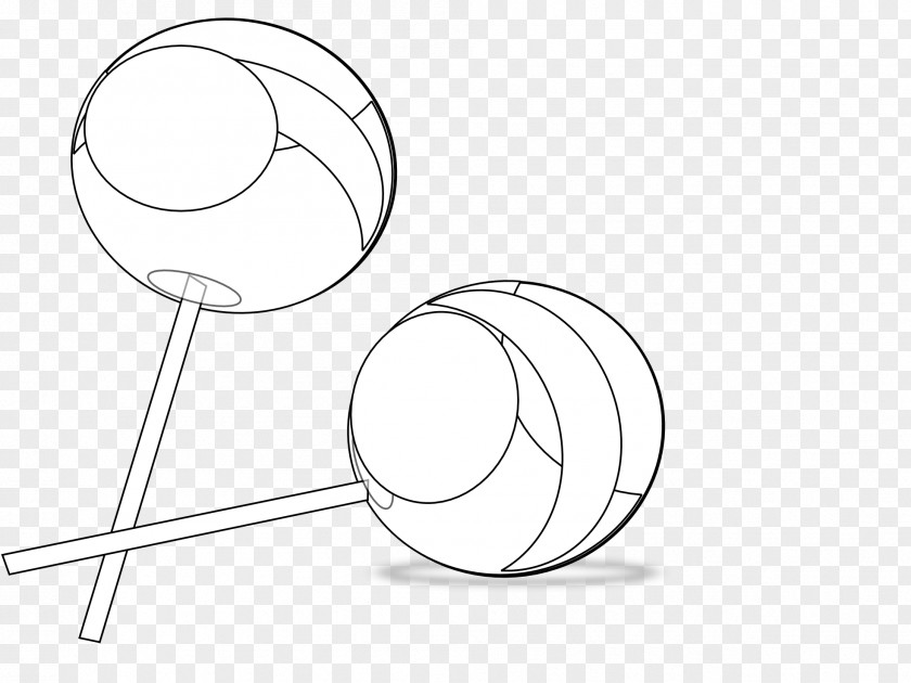 Lollipop Line Art Black And White Drawing Clip PNG