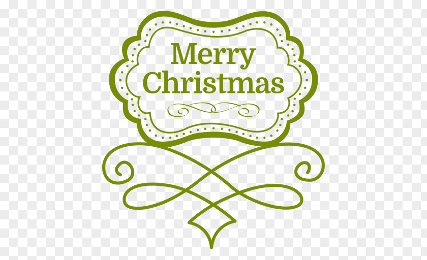 Merry Christmas Ornament Clip Art PNG